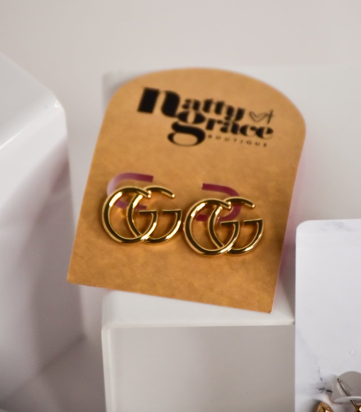 "GG" Earrings - Designer Inspired