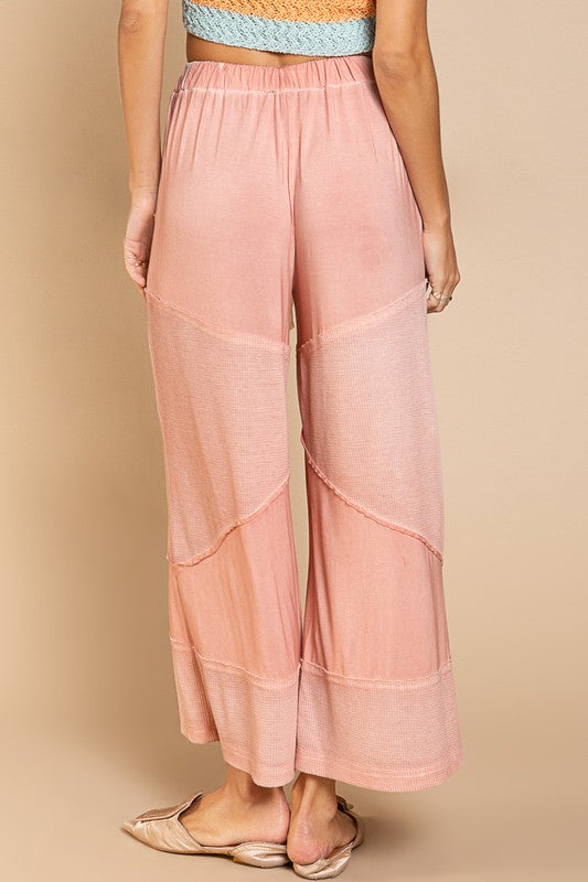 Loose Knit Culotte Pants